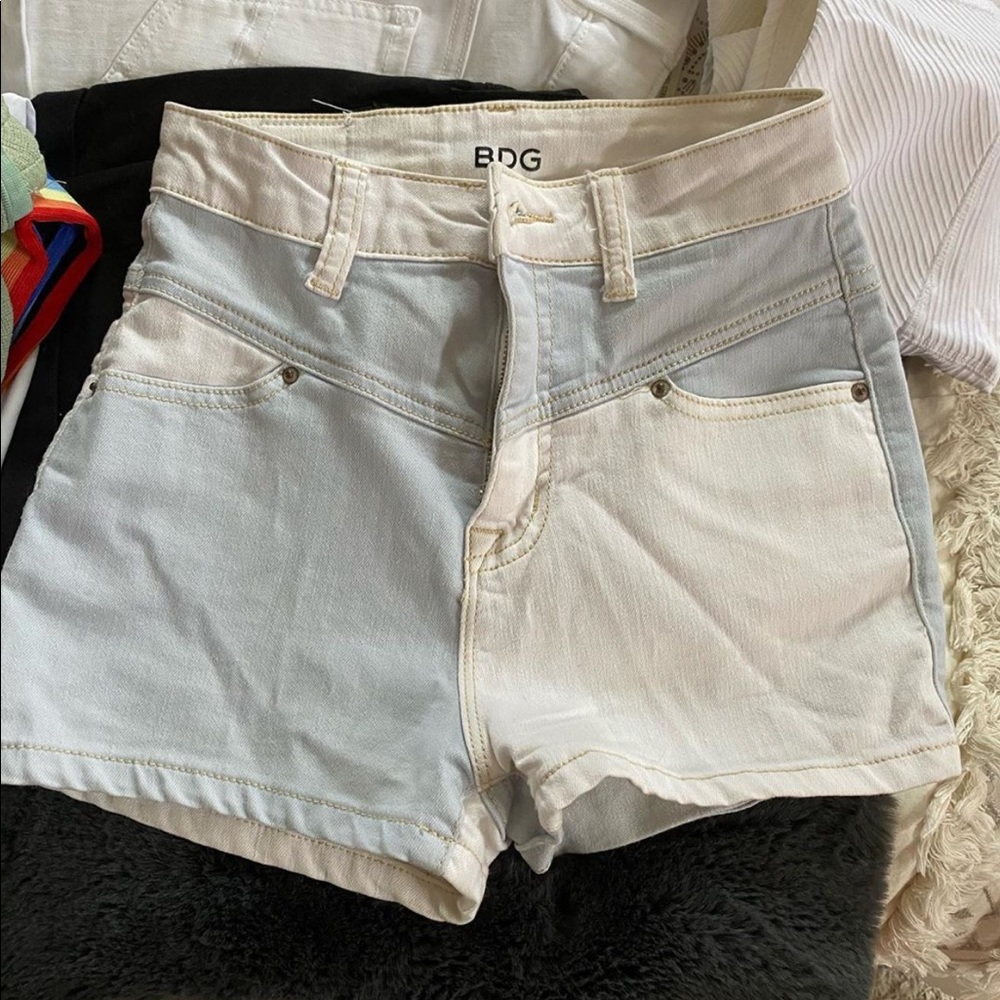 UO BDG Multi-colored Jean Shorts
